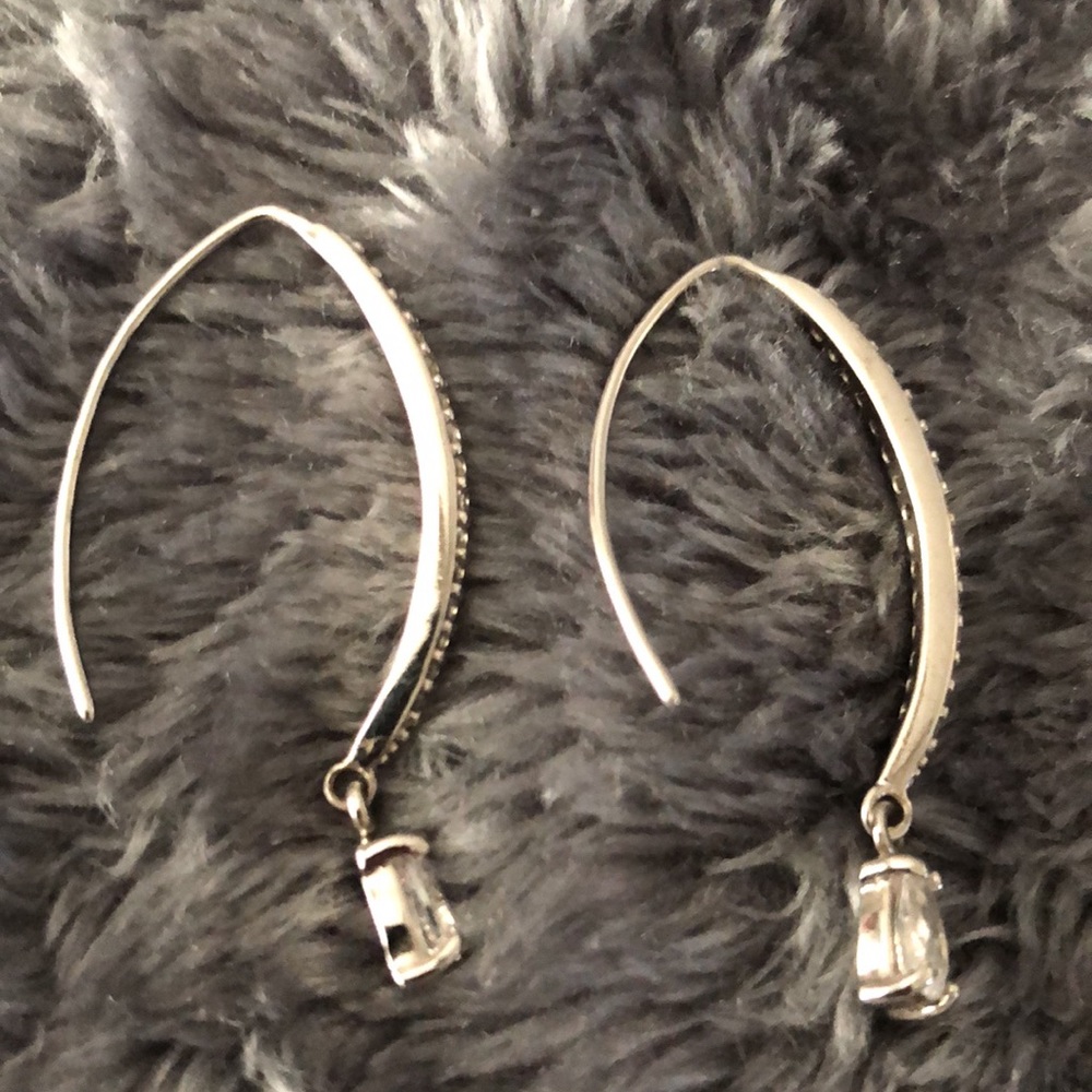 CZ earrings - Picture 3 of 3